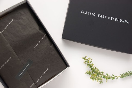 Branded eCommerce Packaging by Classic East Melbourne